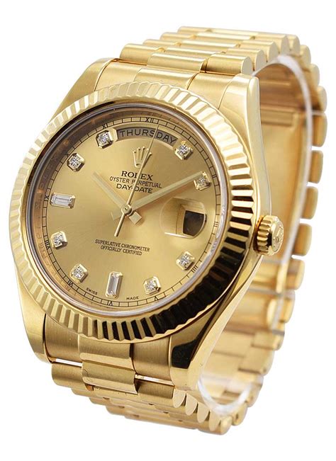 rolex presidenti gold|pre owned rolex president gold.